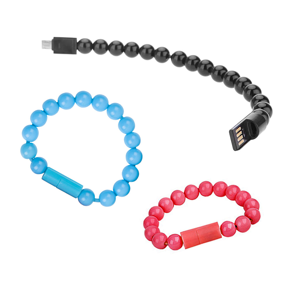 USB Recharging Beaded Bracelet