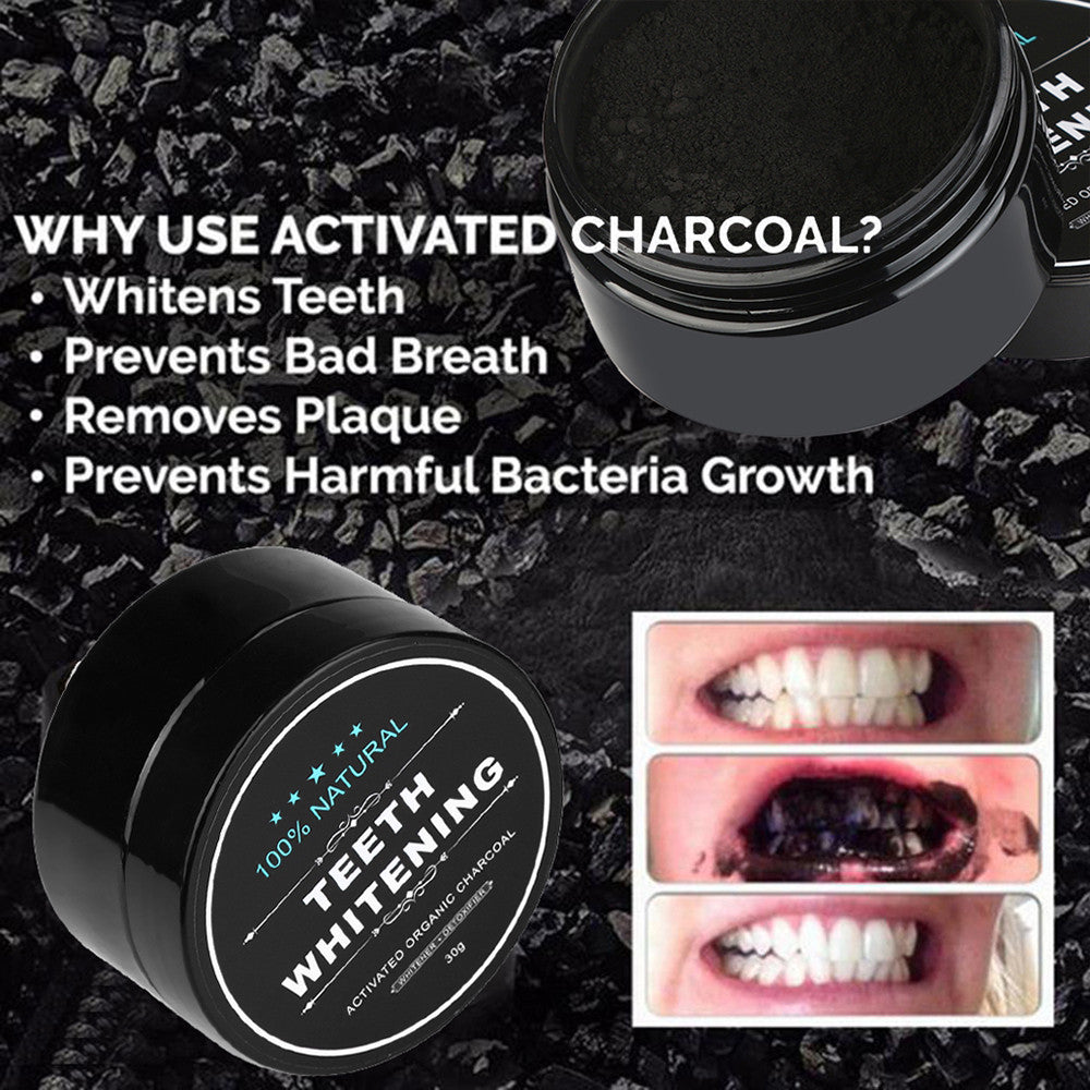 Organic Teeth Whitening Charcoal Toothpaste - KelSell